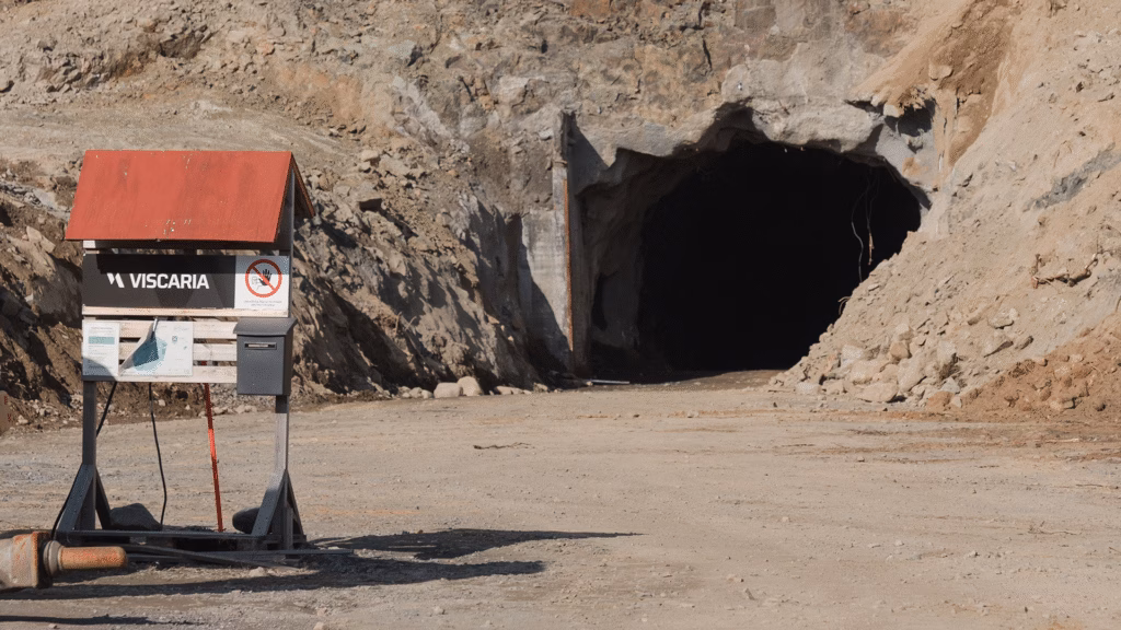 Entrén till Viscaria-gruvan