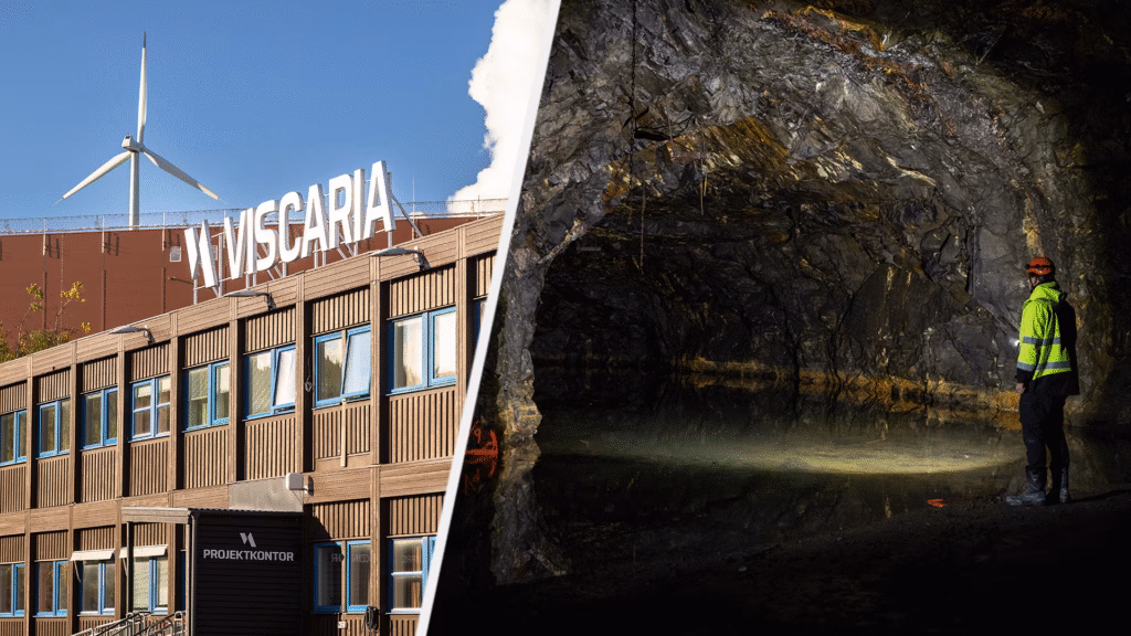 Delad bild. Visacrias kontorsbyggnad.